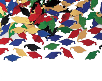 Graduation Cap Confetti